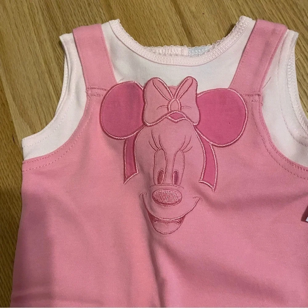 Disney Minnie Mouse One Piece Bodysuit NEW 12 Mos Vintage 90s